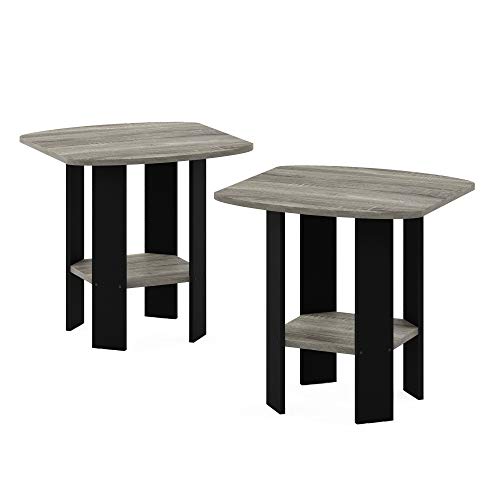 FURINNO Simple Design End Table, 2-Pack