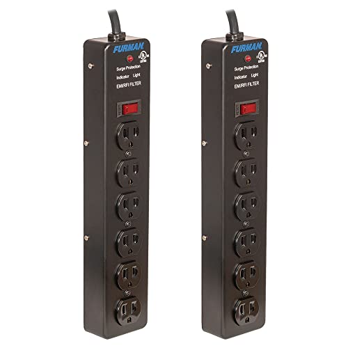 Furman Pro Plug 6-Outlet Power Strip with Surge Protection (Pair)