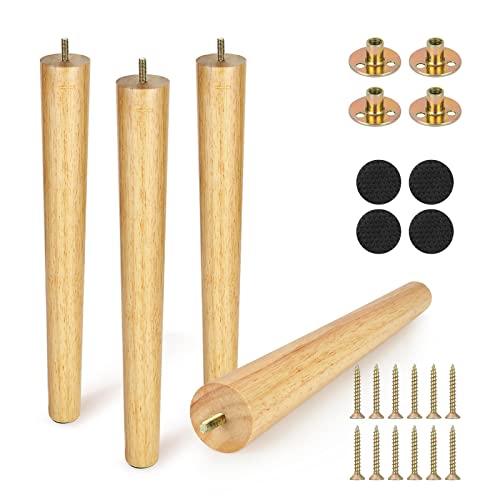 FVIEXE 16 Inch Wood Table Legs