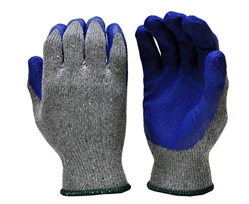G & F 1511L-DZ Rubber Latex Coated Work Gloves