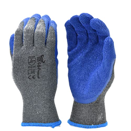 G & F Products Latex Double Coated Work Gloves