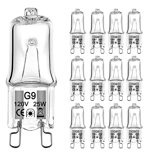 G9 Halogen Bulb 25W - 12 Pack