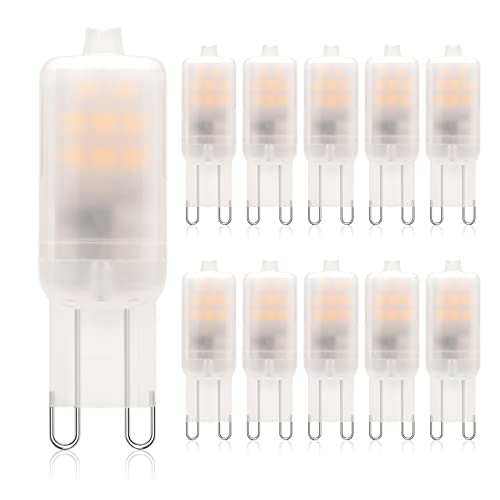 G9 LED Bulbs 2W - Warm White - Pack of 10