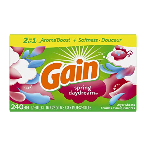 Gain 240 Count Original Scent Dryer Sheets with Aromaboost