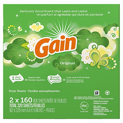 Gain Dryer Sheets (320 Count)