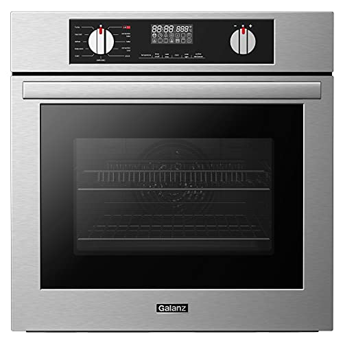 Galanz GL1BO24FSAN Electric Convection Wall Oven, 24", Stainless Steel
