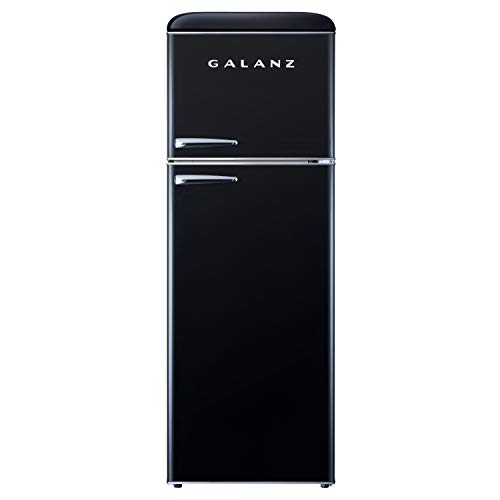 Galanz Retro Black Refrigerator