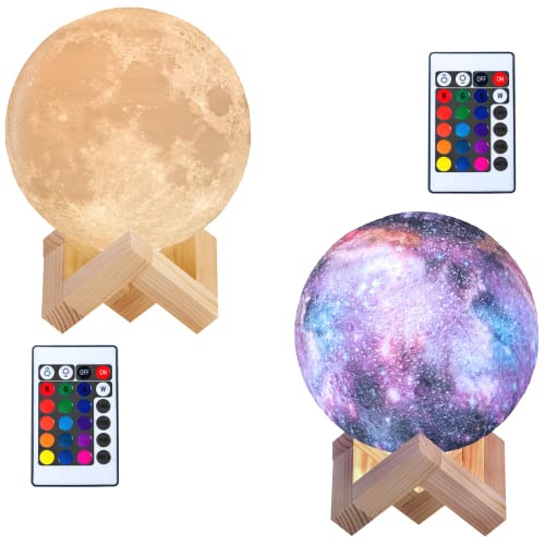 Galaxy and Moon Lamp Bundle: Be Inspired by the Cosmos