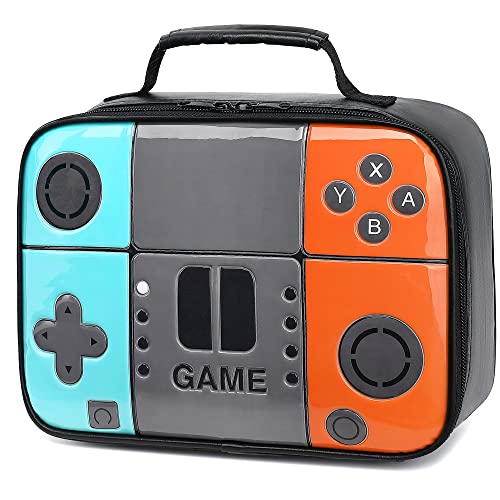 ONTESY Game Console Lunch Box Leather Reusable Lunch Bag Waterproof Thermal  Insulated Mini Cooler fo…See more ONTESY Game Console Lunch Box Leather