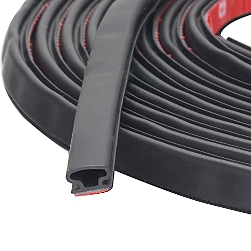 GANGDISE Rubber Weather Stripping Seal Strip for Doors/Windows, Waterproof Self-Adhesive Weatherstrip Soundproofing