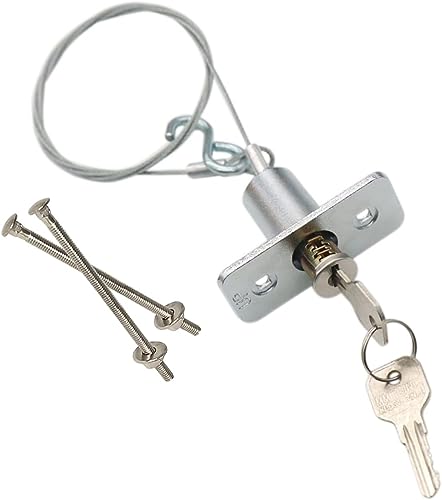Garage Door Lock,Garage Door Opener,Emergency Release Lock Kit with 2 Keys,Universal Garage Door Opener