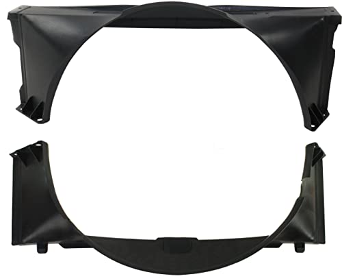 Garage-Pro Fan Shroud SET Compatible with 1995-2005 Chevrolet Blazer, Fits 1994-2004 GMC Sonoma, Fits 1995-2001 GMC Jimmy, Fits 1996-2001 Oldsmobile Bravada Upper and Lower