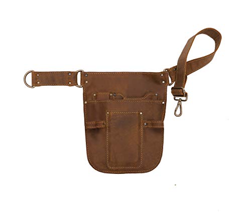 Rubys Collection Leather Gardening Tool Belt for Women & Men