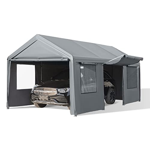 Gardesol Carport - Heavy Duty Car Canopy with Ventilated Windows