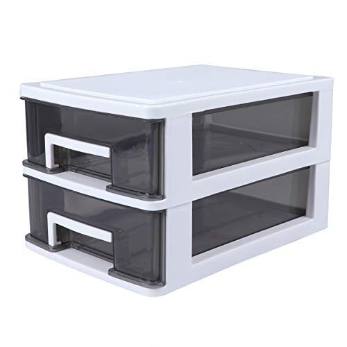 GARNECK Makeup Dresser Organizer - Double-Layer Storage Cabinet