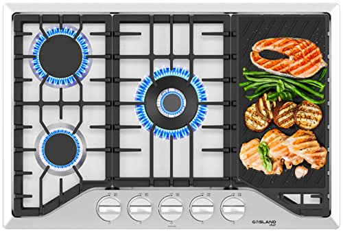 Gas Cooktop with Griddle
