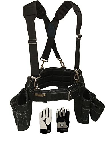 Rack-A-Tiers 43243 Electrician's Bag/Belt Combo; Large