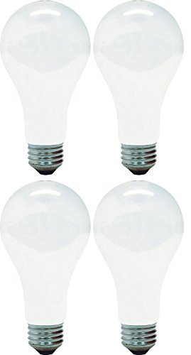 GE 150-Watt A21 Light, Incandescent, Soft White (Pack of 4)