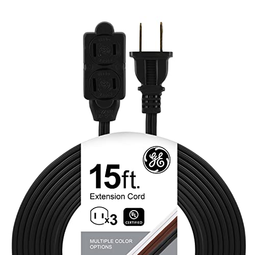 GE 3-Outlet Extension Cord 15 Ft Power Strip