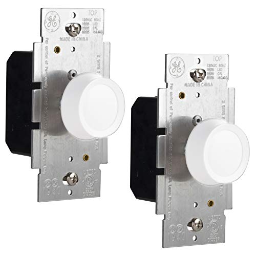 GE 3-Way Rotating Dimmer Switch, 2 Pack