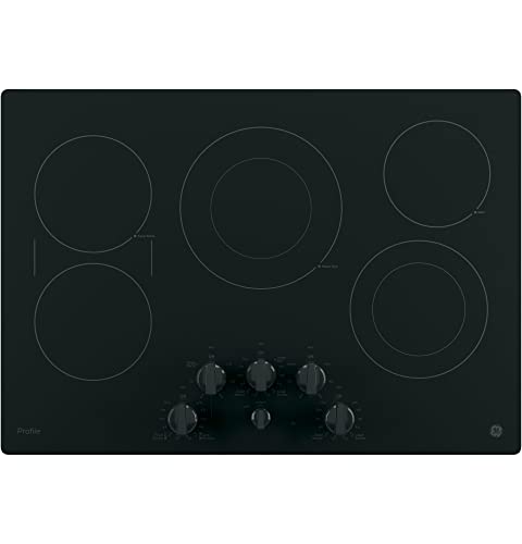GE 30 Inch Electric Cooktop with 5 Radiant Elements