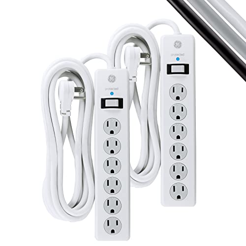 GE 6-Outlet Surge Protector - Expand Your Power!