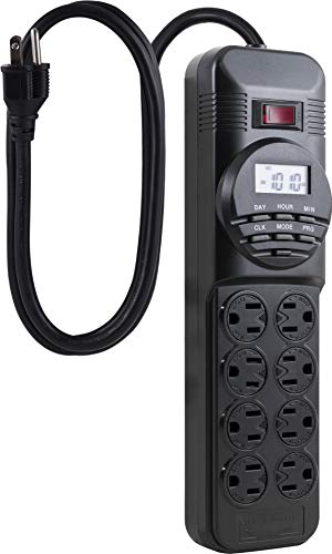 GE Programmable Power Strip with Digital Timer