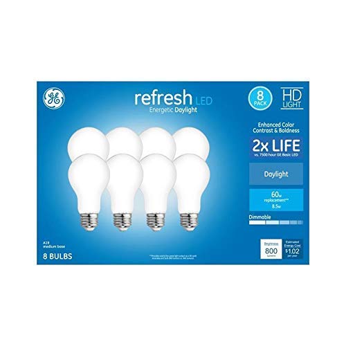 GE Refresh LED Light Bulb (8-Pack)