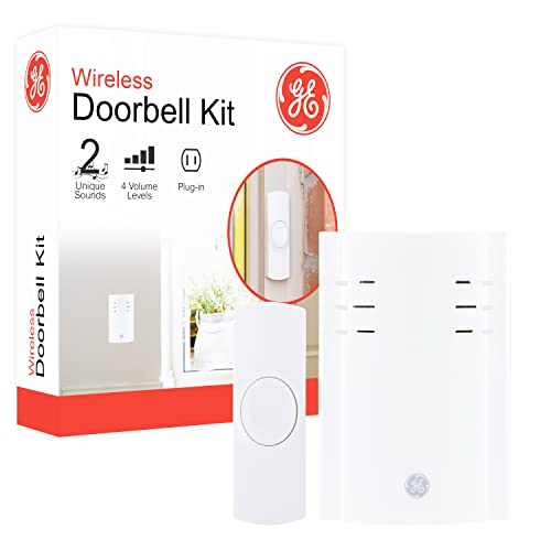 GE Wireless Doorbell Kit, Plug-In Receiver