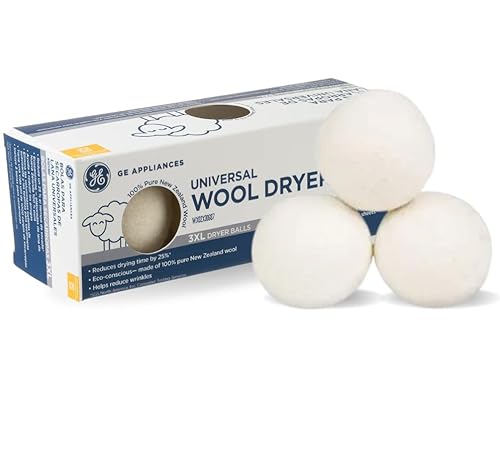 XL 100% Pure New Zealand Wool Dryer Balls, 3-Pack