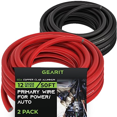 GearIT 12 Gauge Wire - Primary Automotive Power/Ground