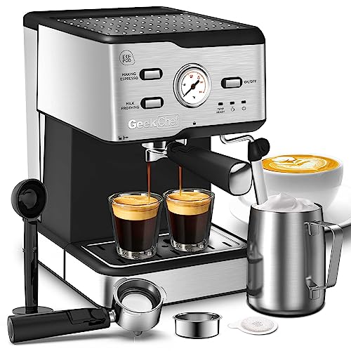 Geek Chef Espresso Machine - Home Barista's Coffee Maker