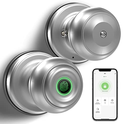 GeekTale Fingerprint Smart Door Knob with App Control