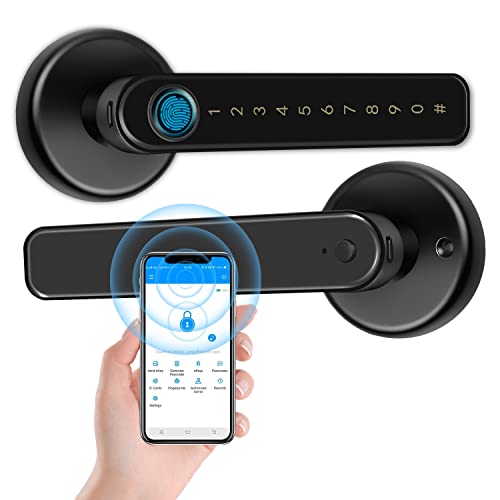 GEKRONE Fingerprint Lock with Touchscreen Smart Room Door