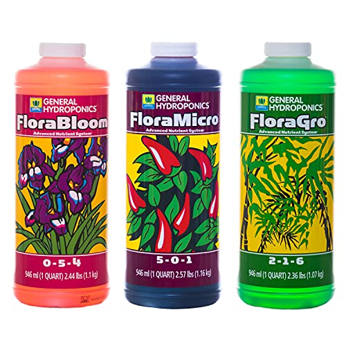 GH FloraSeries Hydroponic Nutrient Fertilizer System Trial Pack
