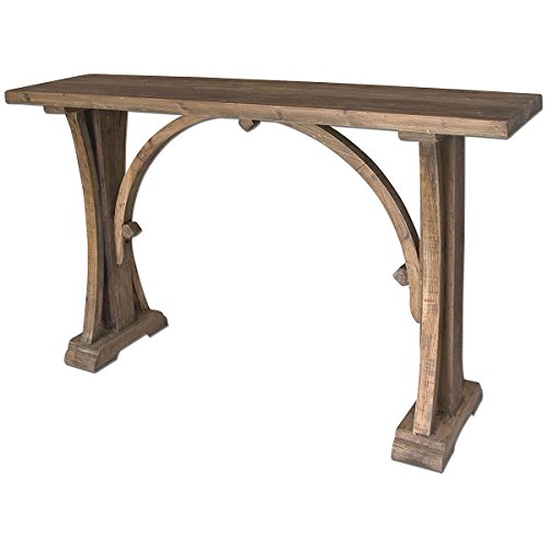 Genessis Reclaimed Wood Console Table - Rustic Elegance