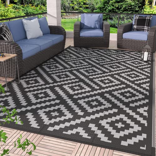 GENIMO Reversible Outdoor Rug: Stylish and Durable
