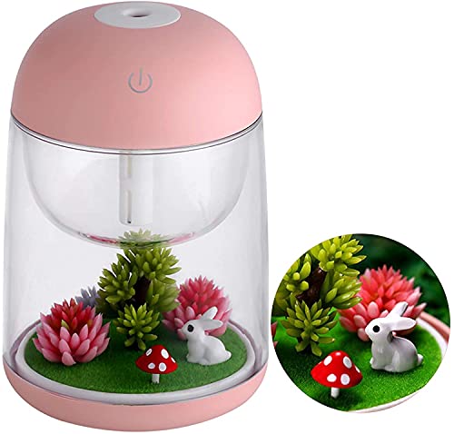 GENNISSY Mini Landscape Air Humidifier with LED Night Light