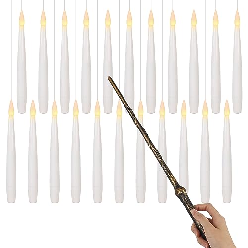GenSwin LED Floating Candles with Magic Wand Remote
