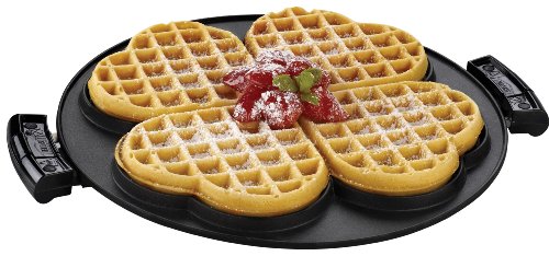 George Foreman Waffle Plates - Heart-Shaped and Nonstick