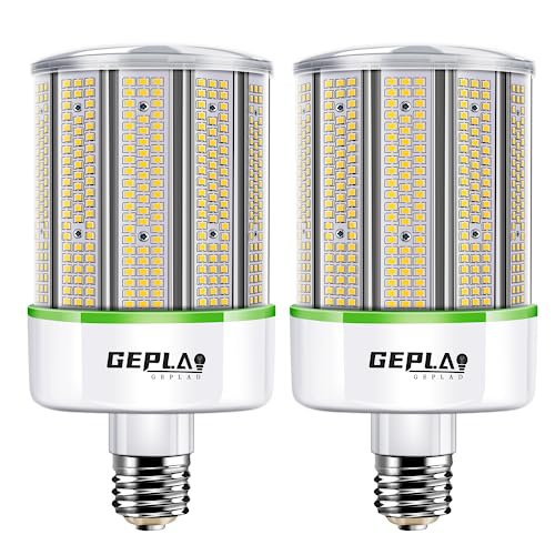 GEPLAD 2-Pack 250W E39 Mogul Base LED Corn Light Bulb