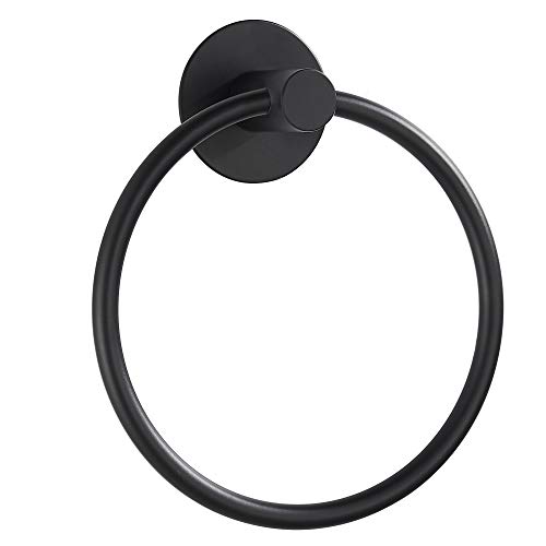 Stainless Steel Self-Adhesive Towel Ring for Bathroom Wall Mount