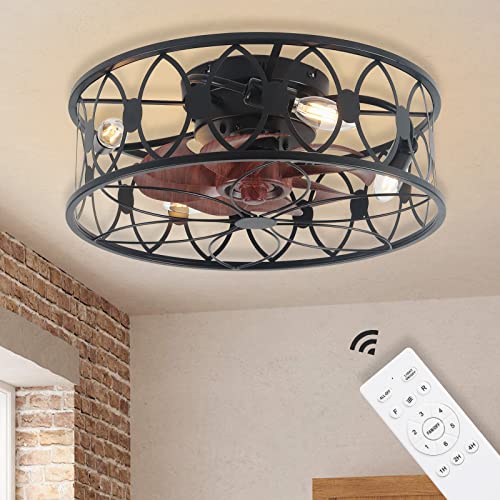 GESUM Caged Ceiling Fan