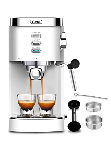 Espresso Machine Laekerrt 20 Bar CMEP01 Espresso Maker with Milk Frother  Steam Wand, Professional Espresso Coffee Machine for home Barista (Pear