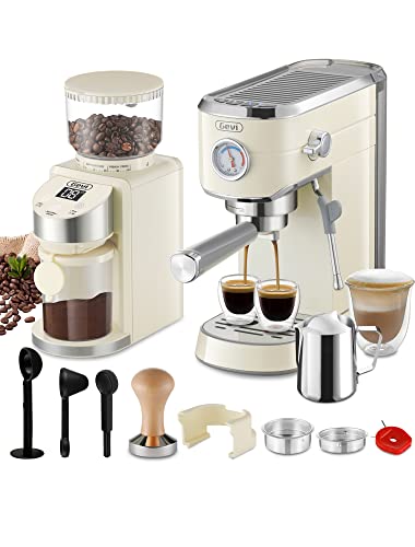 Gevi 20 Bar Professional Espresso Machine with 35 Grind Settings