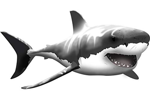 Giant Great White Shark Wall Decal - Vibrant and Easy to Apply