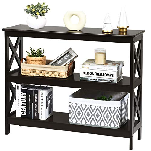 Giantex Console Table with Storage Shelves