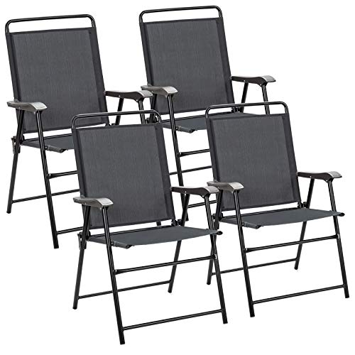 Giantex Folding Patio Chairs - Convenient, Durable, Comfortable