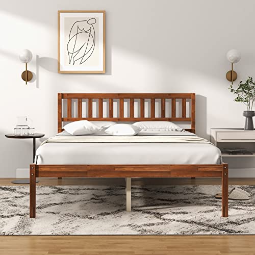Giantex Wood Full Bed Frame