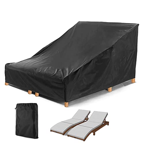 Gicov Double Patio Chaise Lounge Cover
